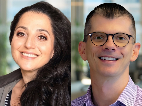 Monica Geagea and Nathan Saville
